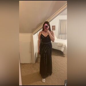 Elegant Black Evening Gown